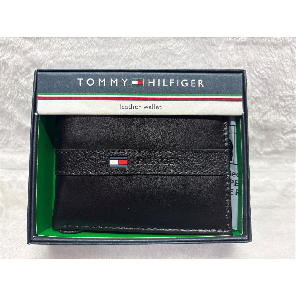 Tommy Hilfiger Casual Black Bifold Wallet - (31TL22X062)